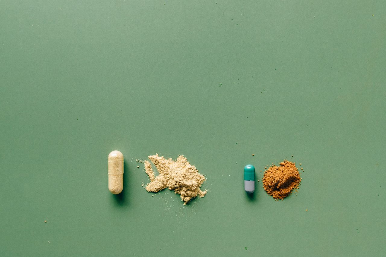 Variety of capsules and powders